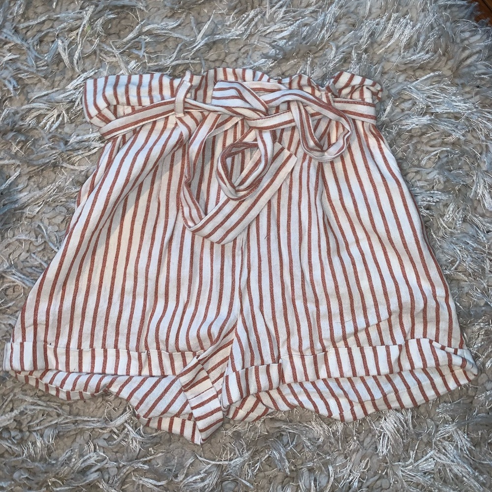 Forever 21 striped dress shorts